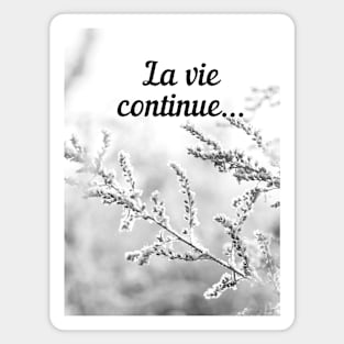 French sayings words gloomy weather theme gifts Magnet